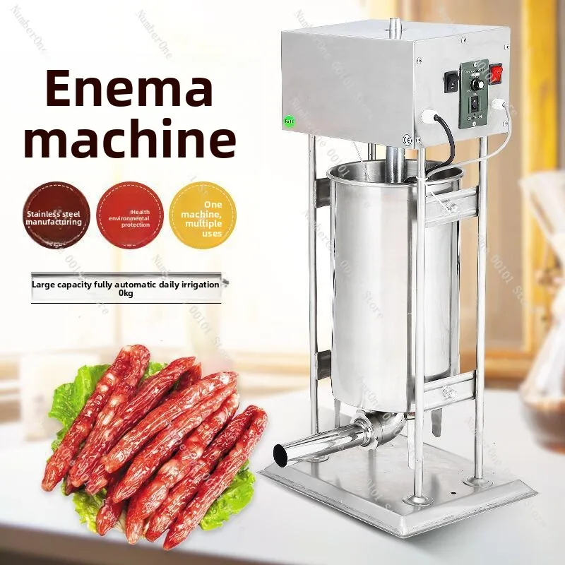 Stainless Steel Automatic Sausage Stuffer Home Commercial Manual Small Medium Vertical Electric Sausage Stuffer