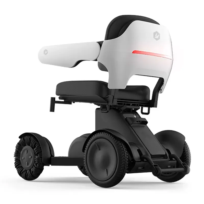 New Design Intelligent Electric Wheelchair Folding Lightweight Aluminum Alloy Power Wheelchair Scooter for Disabled