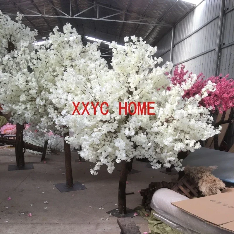 Artificial Cherry Simulation Flower Ornament Large Tree Wedding Home Outdoor Garden Hotel Decoration