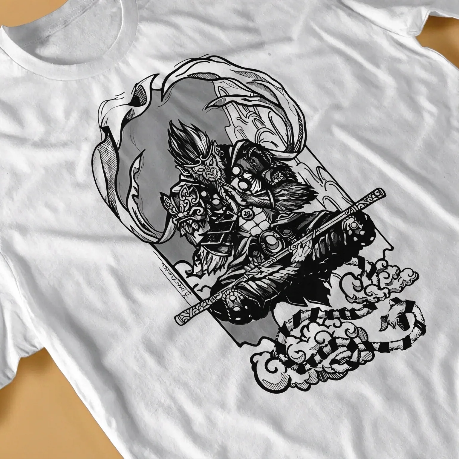 SUN WUKONG Style TShirt Black Myth Wukong Top Quality New Design Graphic T Shirt Stuff