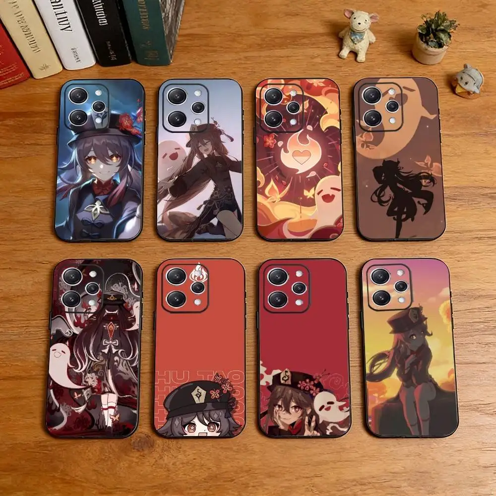 

H-u Tao Genshin Impact Phone Case Silicone Soft For IPhone 17 16 15 14 13 12 11 X XR Plus Pro Max Plus