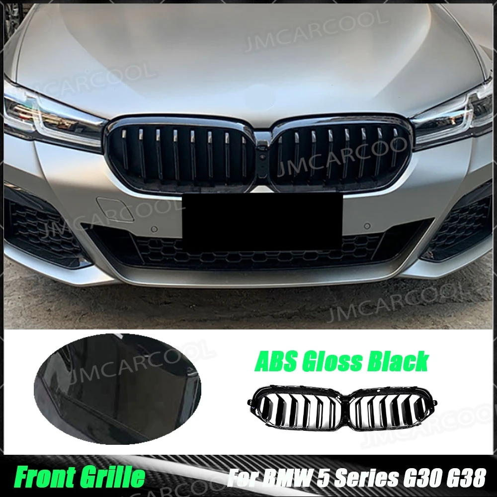 

ABS Replacement Facelift Front Bumper Grille Racing Grill For BMW 5 Series G30 G38 F90 M5 2020-2022 Car Front Grills