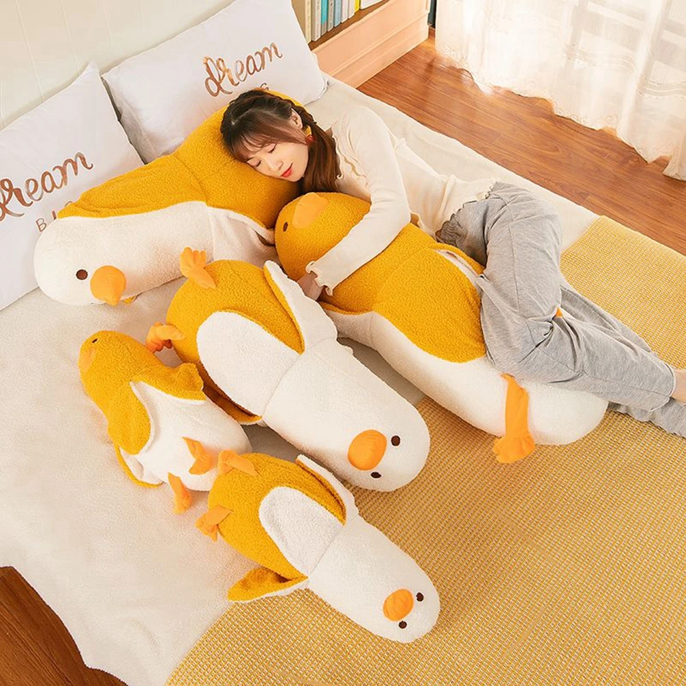 50CM Banana Duck Plush Toy Super Soft Sleeping Leg Pillow Doll Cute Funny Combination Doll For Friends Children Birthday Gifts