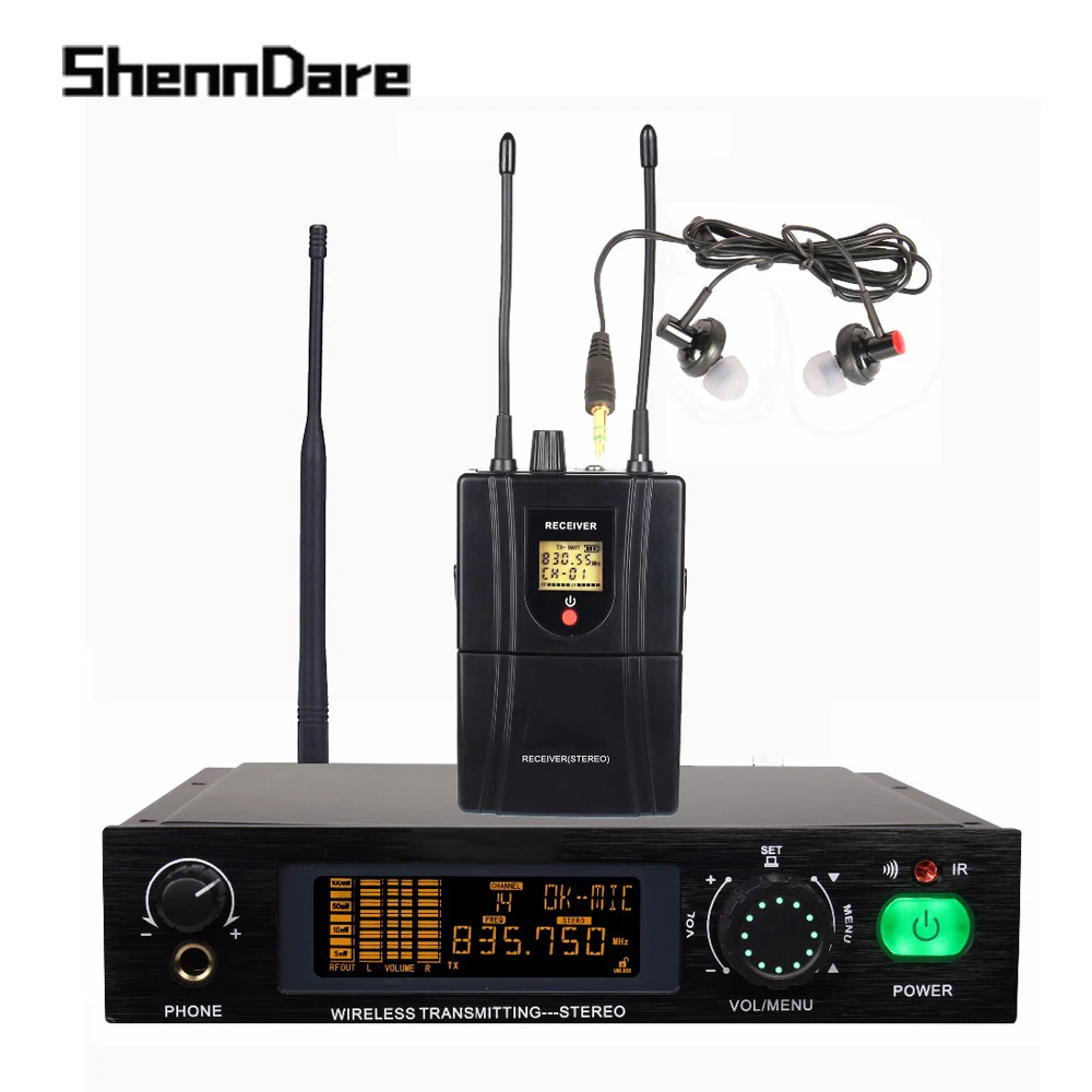 

SHENNDARE UHF Professional Stereo Wireless In Ear Monitor System Is Suitable For Recording Studio Large Stage Performance