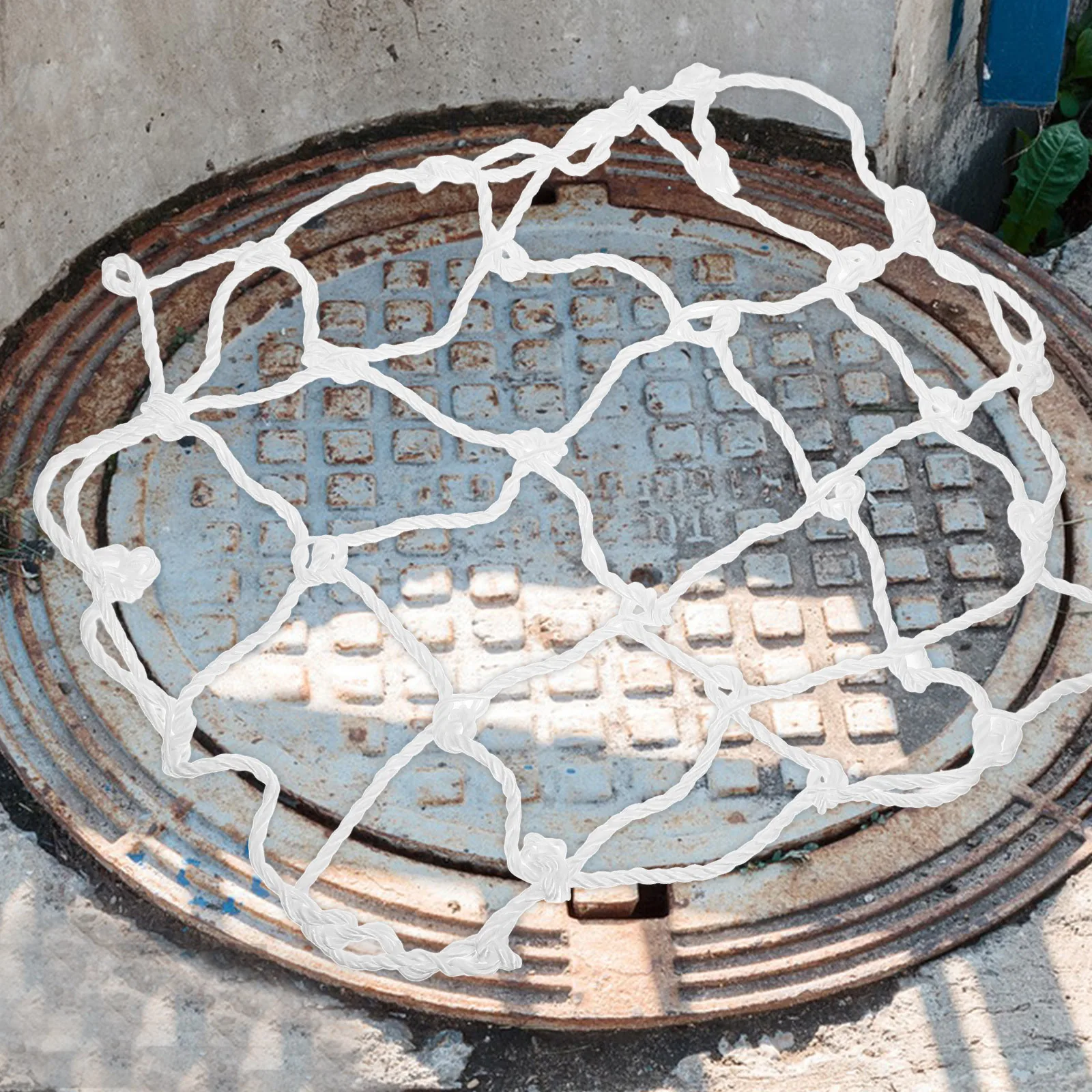 Nylon Protection Net 70cm Durable Safety Net Sewer Drainage System Cover Netting Fall Proof Sturdy Well Cover Nets