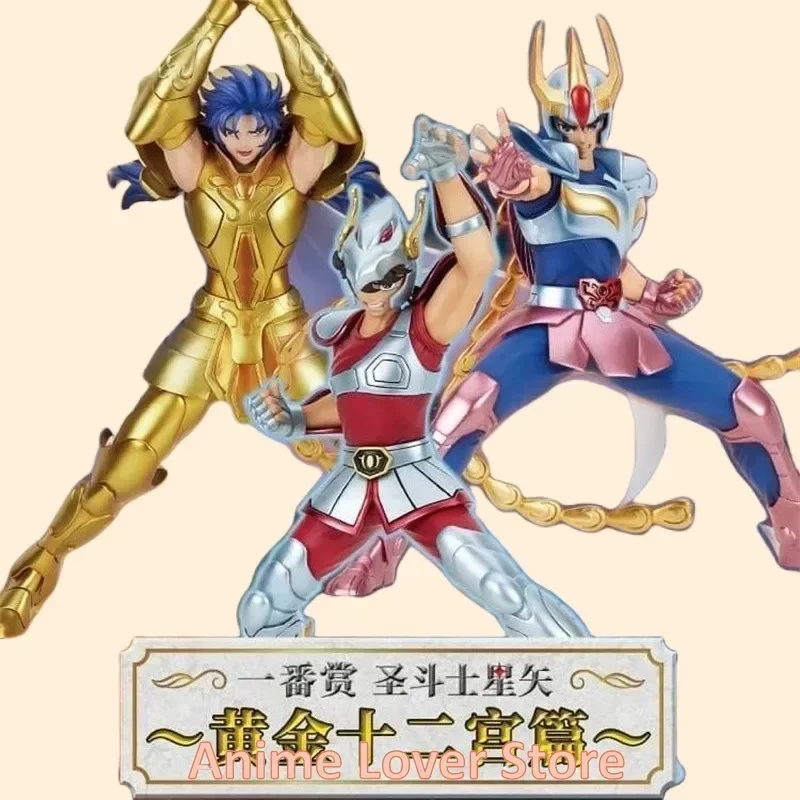 In Stock Bandai Bntsh Original Ichiban Kuji Saint Seiya Gemini Saga Pegasus Seiya Phoenix Ikki  Anime Action Figures Toys