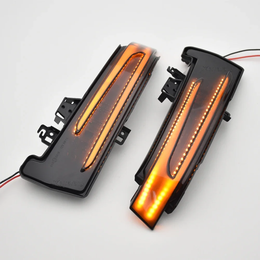 2 Stuks Dynamische Richtingaanwijzer Led Licht Zijspiegel Indicator Voor Mercedes Benz W204 CLA A B C E S GLA GLK CLS Klasse W176 W212