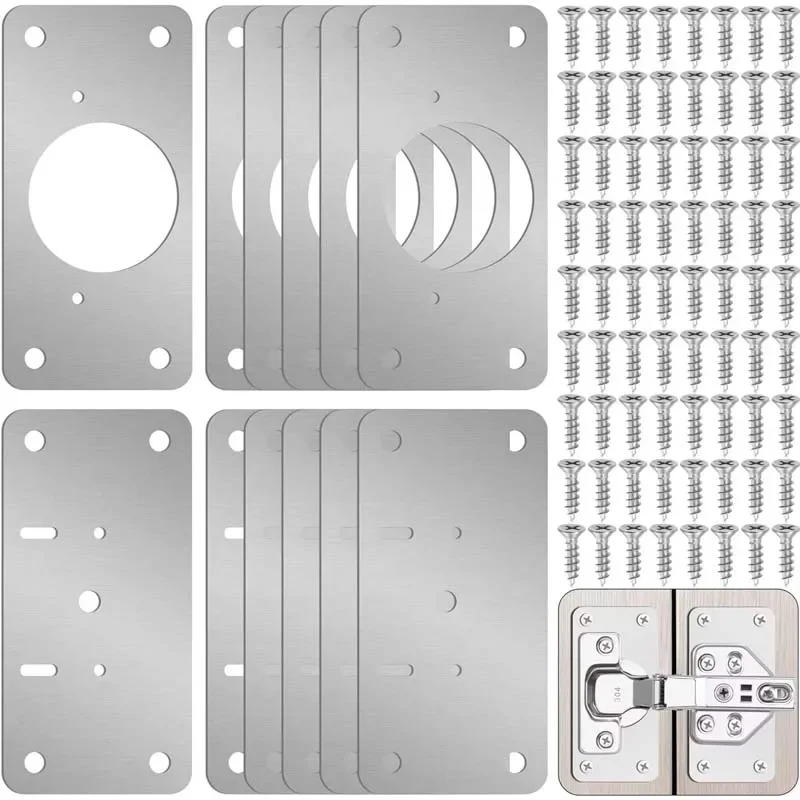 Scharnier Reparatur Platte Schrank Möbel Schublade Tisch Scharnier Edelstahl Haushalt Hardware Scharnier Befestigungs Platte