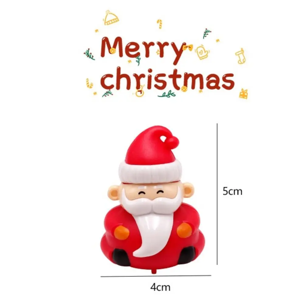 ของเล่นเด็กต้นคริสต์มาสคริสต์มาสดึงกลับตกแต่งรถ Old Man Snowman ของเล่นรถน่ารักพลาสติก Santa รถของเล่น Party Favors