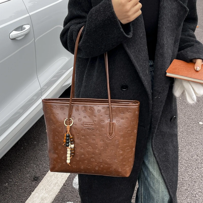 

Fashionable Luxury Tote Bag Ladies, Genuine Leather Shoulder Crossbody Purse Designer Messenger Handbag Women Chic