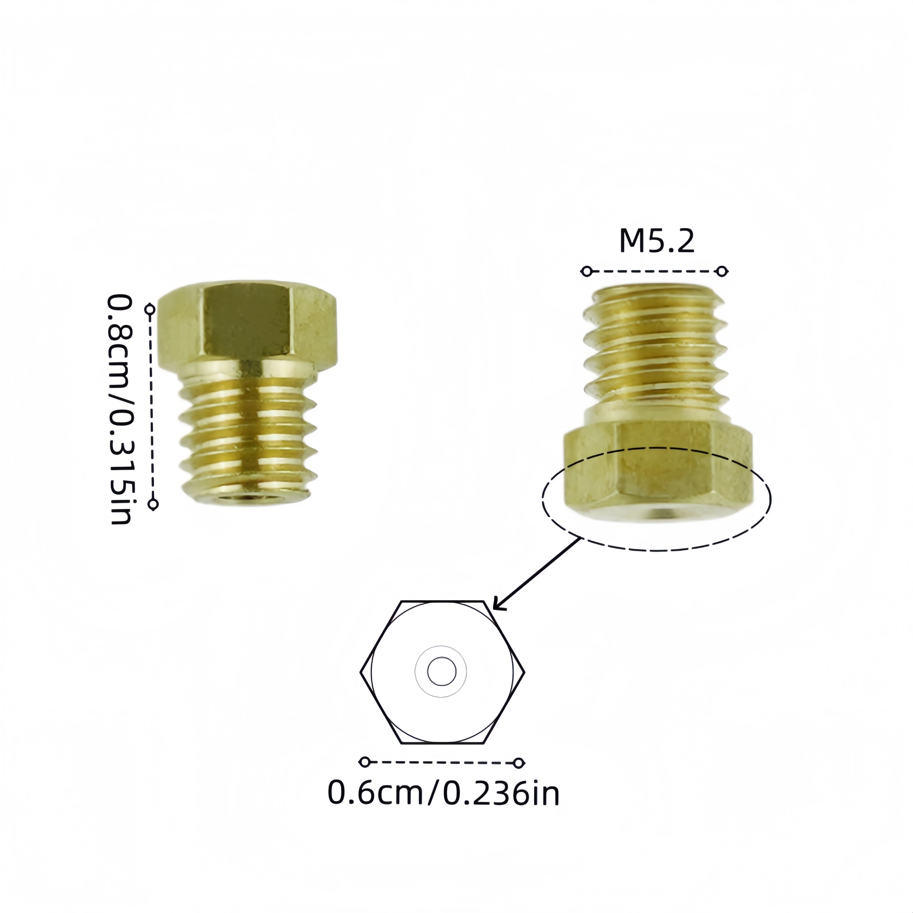 CY50 80 Carburetor Main Jet Kit Suitable for Mikuni YAMAHA PW80 Y80 CY80 V80 V50 2T Motorcycle Carburetor Nozzle