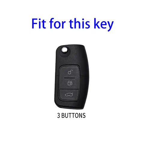 Car Key Cover for Ford Focus 2 MK2 Fiesta Mondeo Galaxy Falcon Territory Ecosport Kuga Escape Key Fob Shell Protector Accessory 10 best sales territory - №1