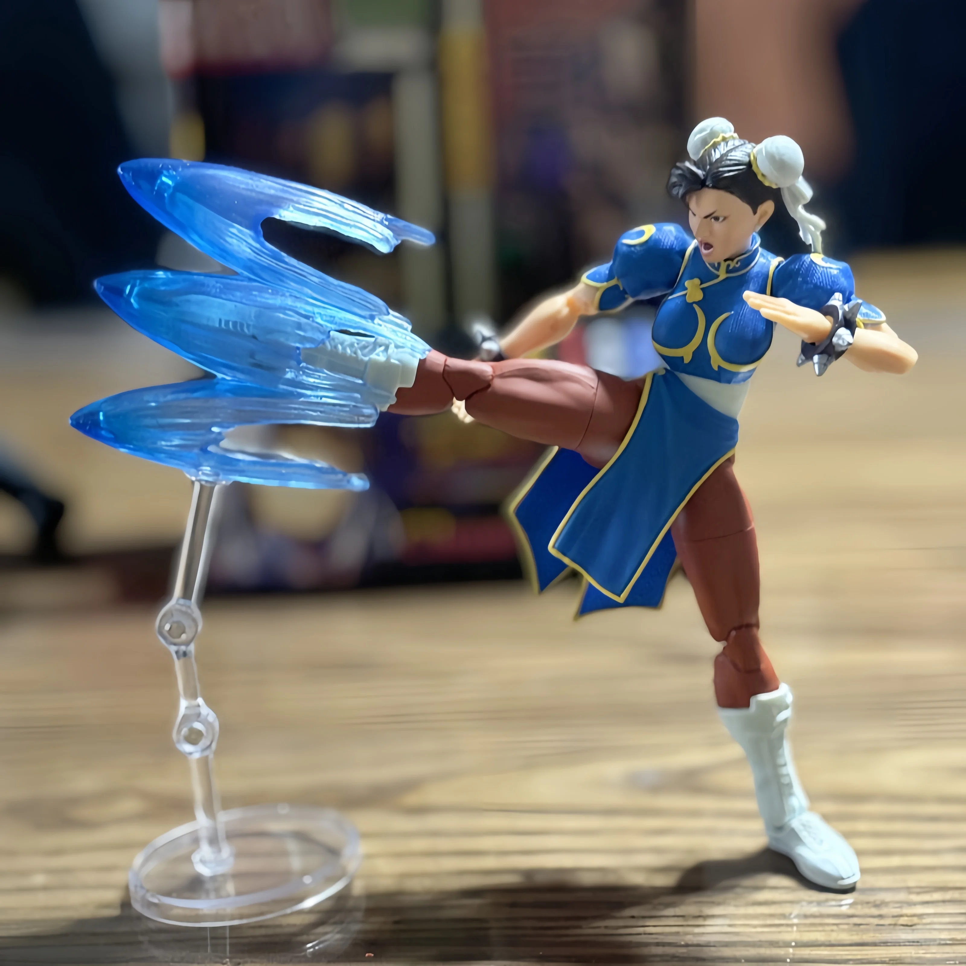 Jada Streetfighter 2 The Final Challengers Chun Li Anime Figure 1/12 Action Figure Statue Doll Collectible Desk Ornament Gifts