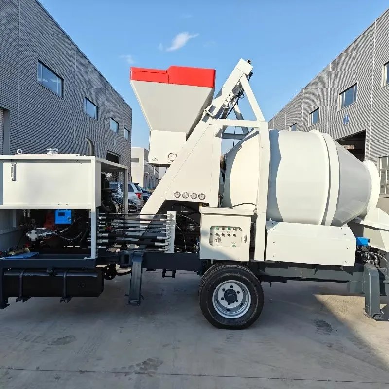 Customized High Quality Electric Concrete Mixer Truck Pump High Load Moment 3M/H Productivity New Electric Engine Motor Gear Bea
