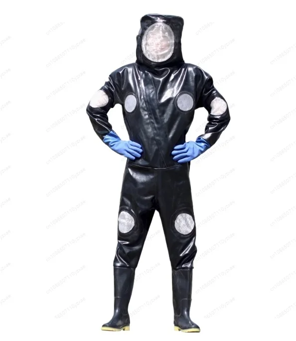 Breathable Anti‑Sting Beekeeper Coverall Heavy‑Duty One‑Piece Suit Full Protection No Fan Required Beekeeping Outfit