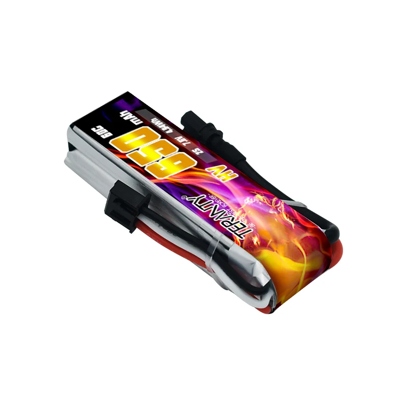Batteria Lipo originale TERANTY 2S 7.6V 60C/120C 650mAh per elicottero RC Quadcopter FPV Racing Drone parti batteria ricaricabile