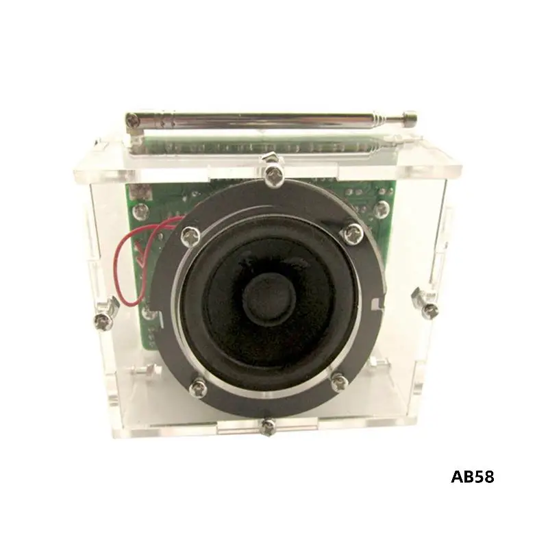 

3X DIY DC 5V Digital Radio Kit Parts TDA5807 51 Single-Chip FM Digital Sound Machine STC89C52 Chip 87MHZ-108MHZ