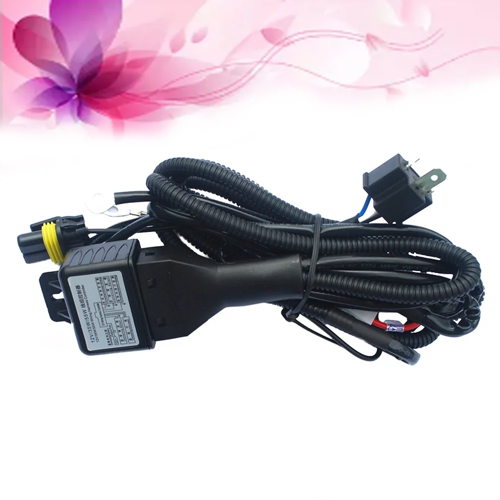 

H4 Xenon Wire Harness High Performance Flame Resistant Material Reliable Relay Switching Function No Flicker Headlight Wiring