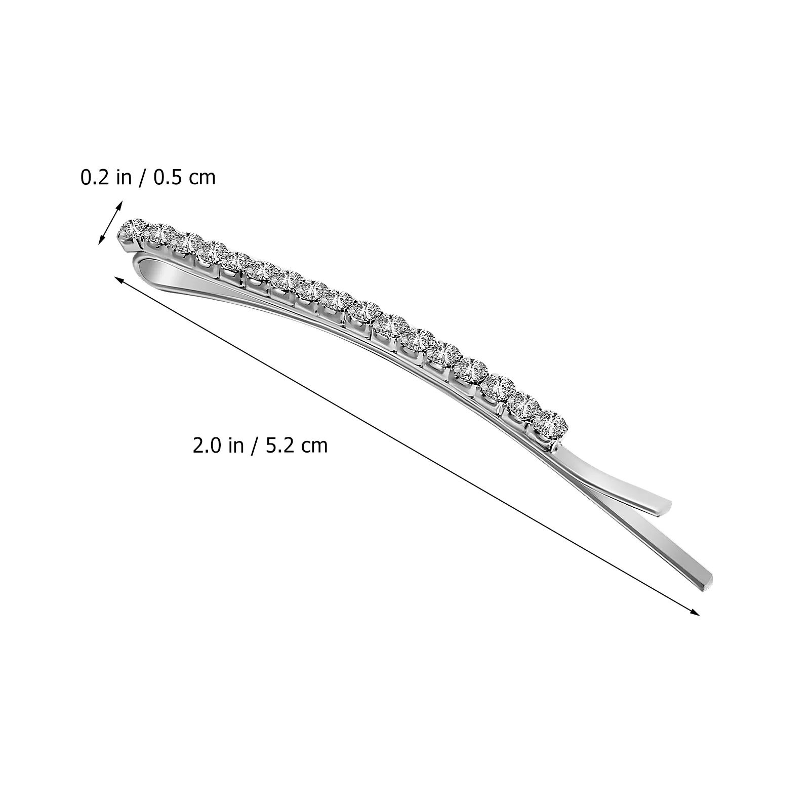 

12 Pcs Hairpin Rhinestone Accessories Stylish Design Rhinestone Hair Accessories Durable Wedding Hair Clips Bobby Pins