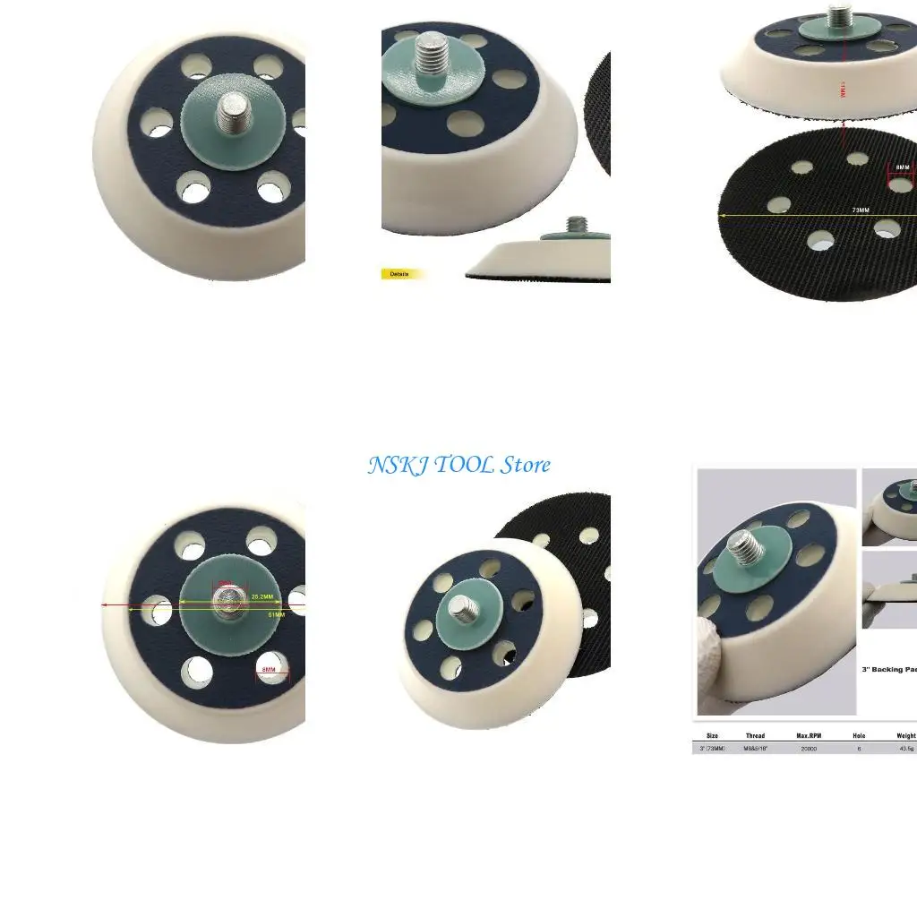 

L8RC 3-дюймовые 6-отверстия 73 мм лепестковые диски для угловой шлифовальной машины, шлифовальные диски, шлифовальные круги