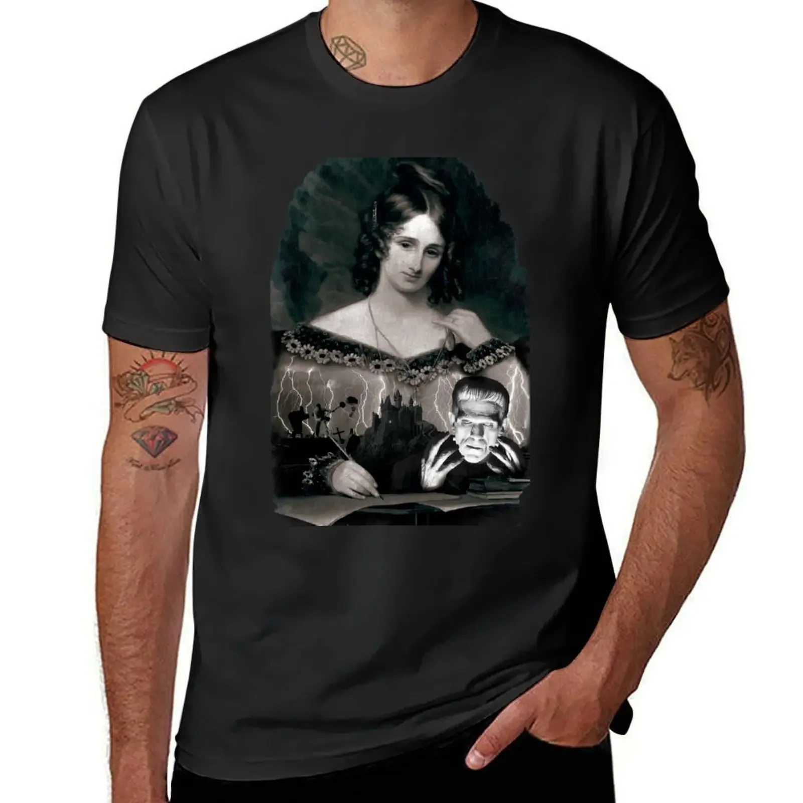 Mary Shelley T-Shirt custom shirt shirts graphic tees blacks compression shirt men