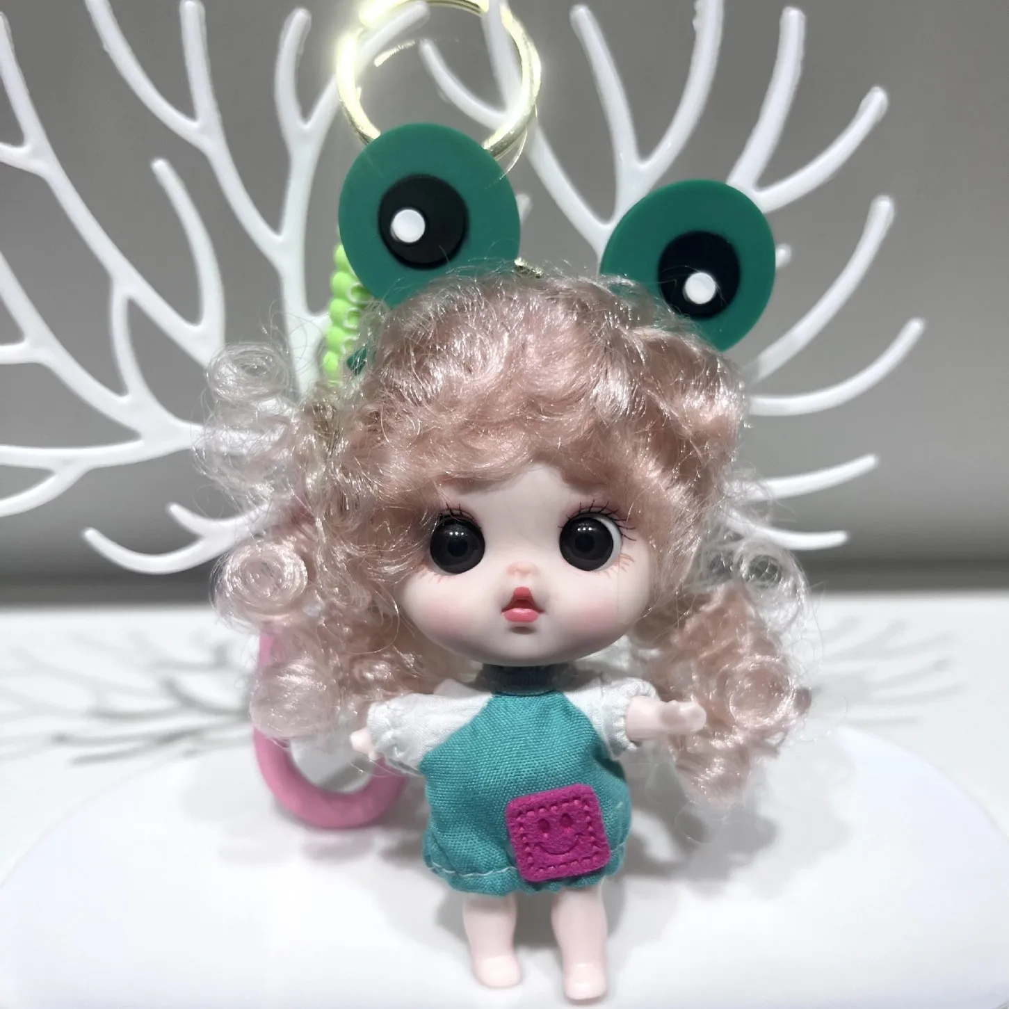 Nouveau 12 cm BJD poupée porte-clés pendentif Mini articulations mobile princesse poupée habiller jouets exquis fille jouet sac charme jouets pour enfants