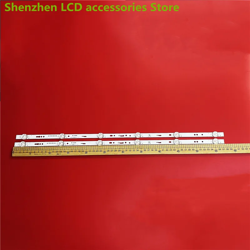 Tira de luces LED de iluminación trasera, accesorio para Ming CAI MC-32A3291 MS-T320-3030-08A. 908L 6LED 3V 575MM 100%