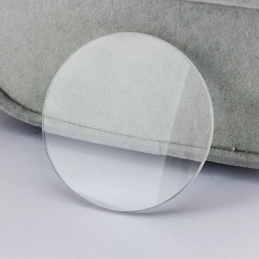 Single Dome Sapphire Crystal Watch Glass edge thickness 1.2mm, diameter 26-40mm Transparent Crystal Mineral Sapphire glass watch