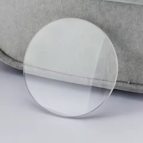 Single Dome Sapphire Crystal Watch Glass edge thickness 1.2mm diameter 26-40mm Transparent Crystal Mineral Sapphire glass