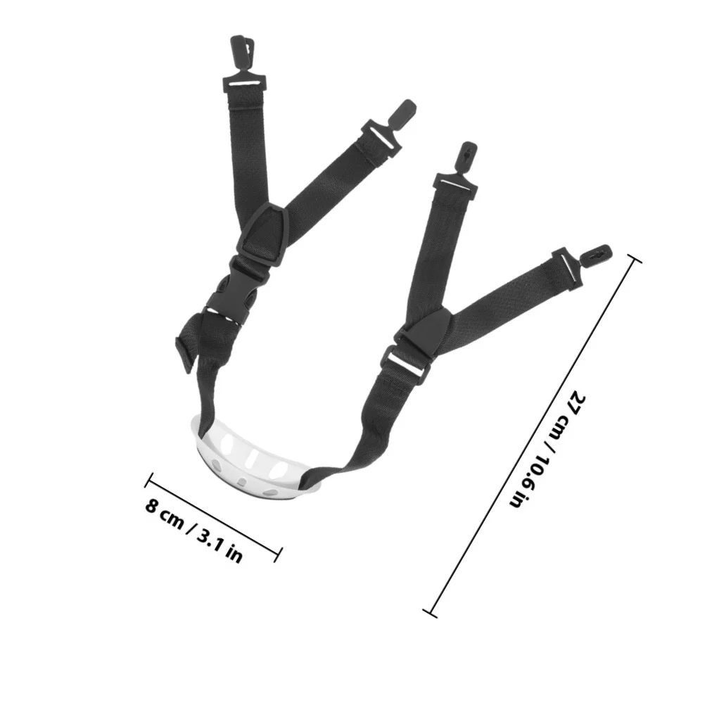 2Pcs Hard Hat Chin Strap Safety Chain Belt Sturdy Wear-Resistant Construction Chin Straps Professional Protection