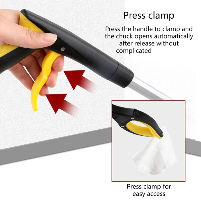 Grabber Reacher เครื่องมือ,32 นิ้วยาว Picks Up พร้อม Grip แม่เหล็ก,AntiSlip Jaw, ถังขยะ Claw Grabber เครื่องมือ