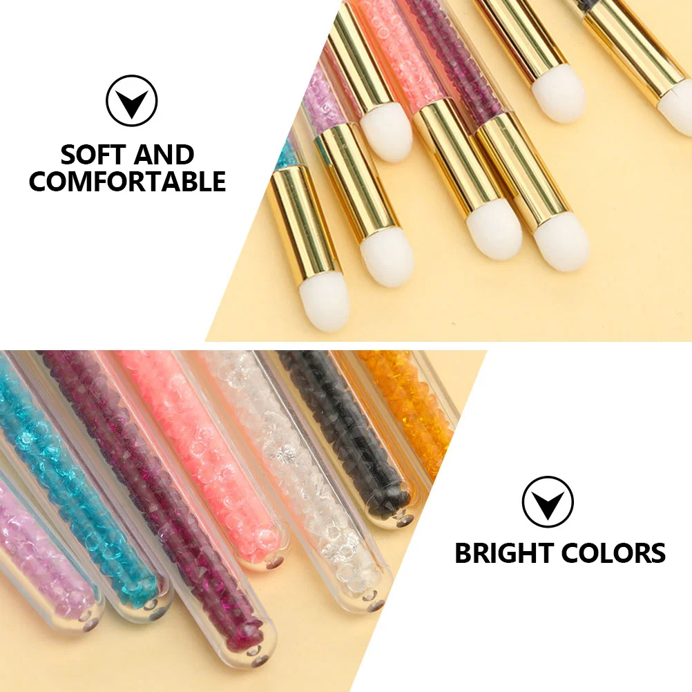 مجموعة فرش تنظيف الوجه مكونة من 7 قطع، تصميم بسيط، أداة تنظيف مسام الأنف المحمولة لإزالة الرؤوس السوداء والعناية بالبشرة الناعمة للاستخدام اليومي