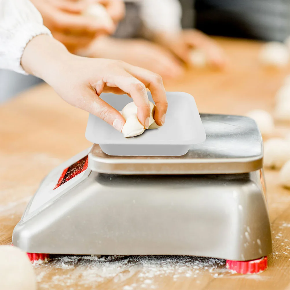 30 قطعة قوارب الوزن طبق وزن بلاستيكي متين مقاوم للمواد الكيميائية ثابت مجاني لمعدات التدريس المختبرية #1