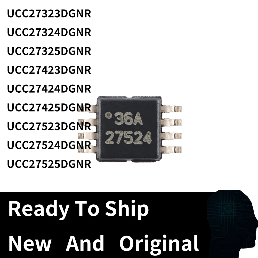 10PCS UCC27322/27323/27324/27325/27323/27424/27425/27523/27524/UCC27525DGNR Original Chip