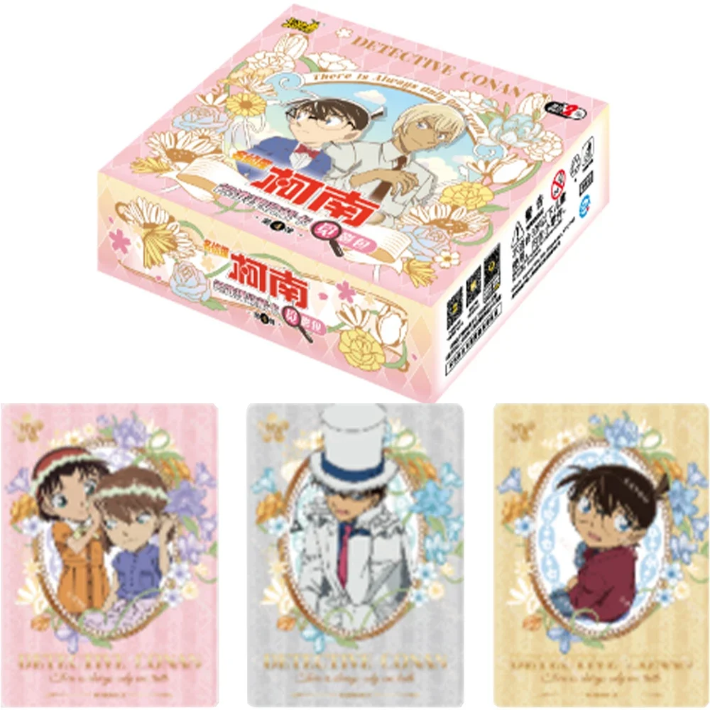 

KAYOU Genuine Detective Conan Card Famous Mystery The Shadow Bag Flourishing Flowers Anime Collection Card Toy Gift