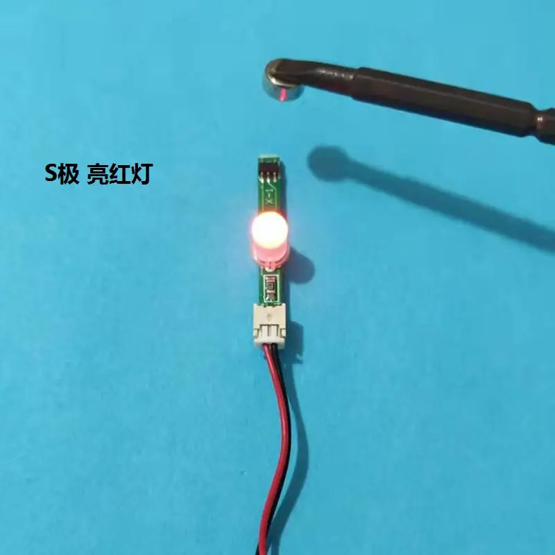 Hall Induction Magnetic Pole Detector NS Magnet Direction Indicator for North South Pole Identification