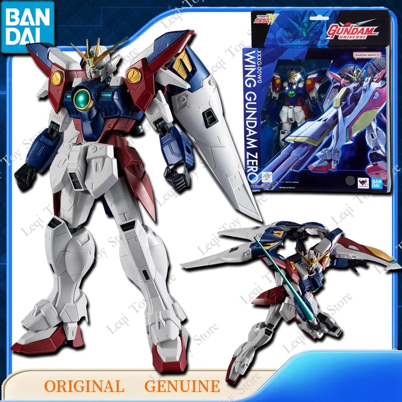 Bandai Echt GU GUNDAM UNIVERSE OZ-13MS EPYON RX-0 EENHOORN XXXG-00W0 WING GUNDAM ZREO Action Anime Figuren Speelgoed Model Ornamenten