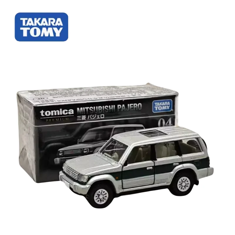 TAKARA TOMY TP04 modello di punta in lega auto Mitsubishi Pajero porta può essere aperta, decorazione della camera dei bambini giocattoli regalo di