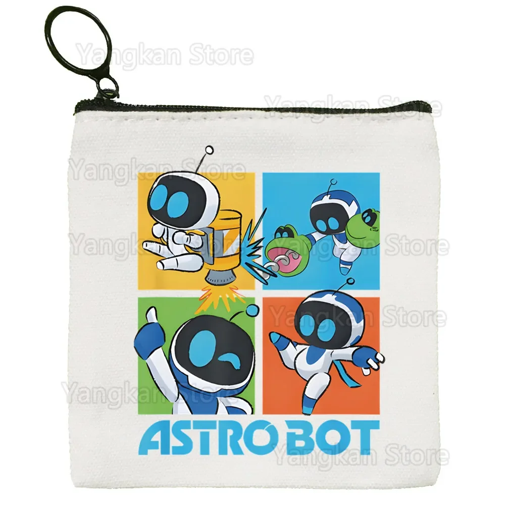 

Astro Bot Custom Coin Purse Illustration Key Case Simple Small Cloth Bag New Creative Coin Purse