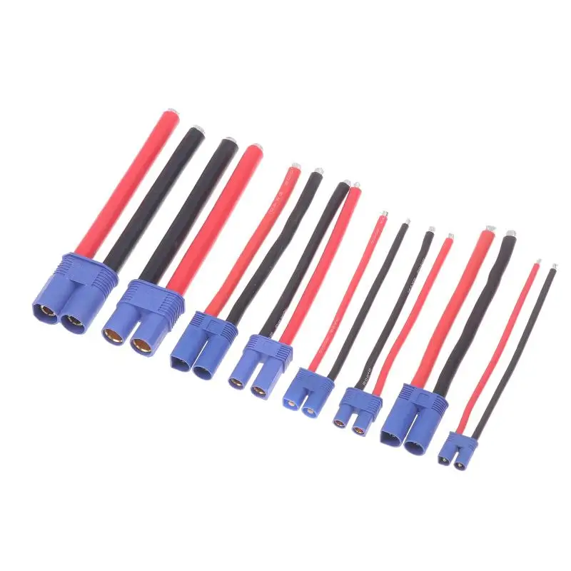 1pc ec2 ec3 ec5 ec8 macho plug conector rcipo adaptador de carregamento da bateria peças diy carro rc brinquedo modelo acessórios crianças fingir jogar