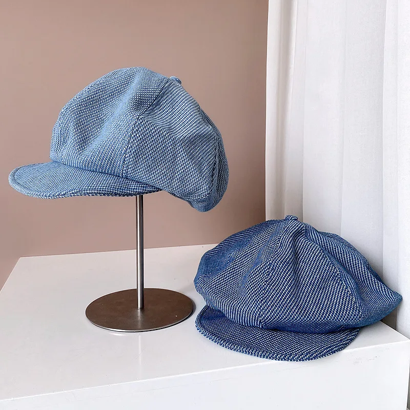 Octagonal Hat Women Newsboy Cap Beret Spring Autumn Painter Accessory For Outdoor Holiday Casual