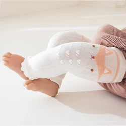 2023 New Baby Leg Warmers for Girls Boy Cartoon Cotton Socks Children Lovely Hose Crawling Knee Pads Spring Leggings Soft Sock