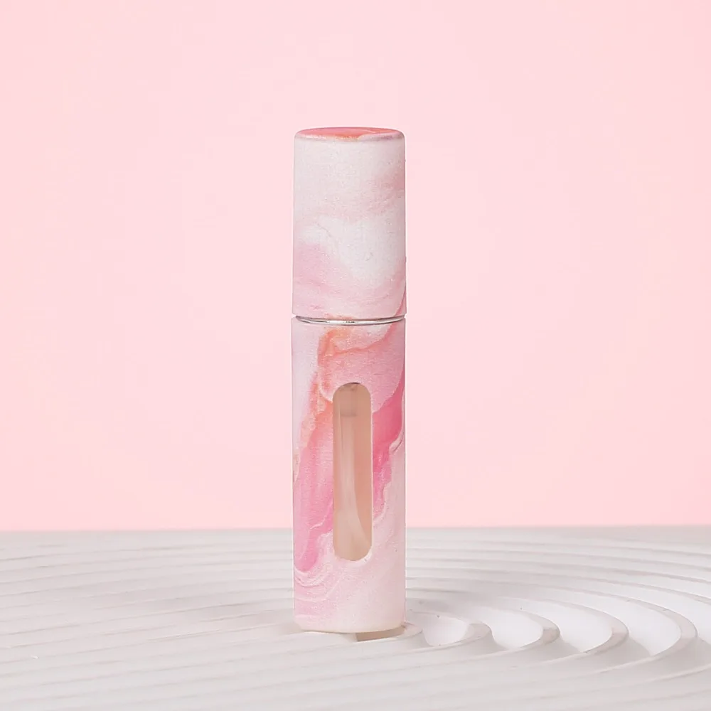 جديد 5 مللي زجاجة عطر صغيرة إعادة الملء رذاذ فارغ الدورية زجاجة تخزين البخاخ المحمولة حاويات مستحضرات التجميل الفارغة