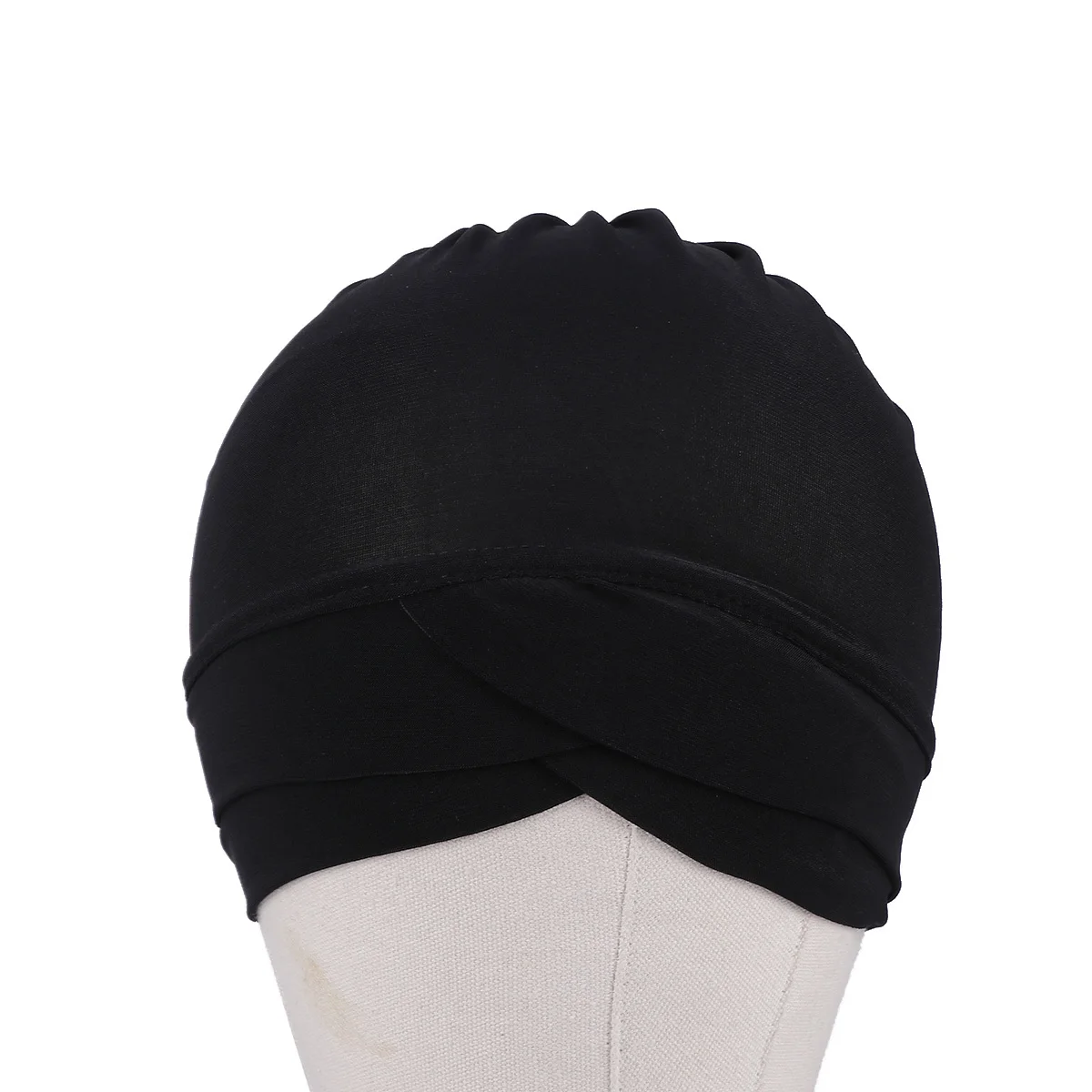 

Durable Black Indian Forehead Cross Hat Linen Turban Comfortable Breathable Adult Headdress for Birthday Party Gift