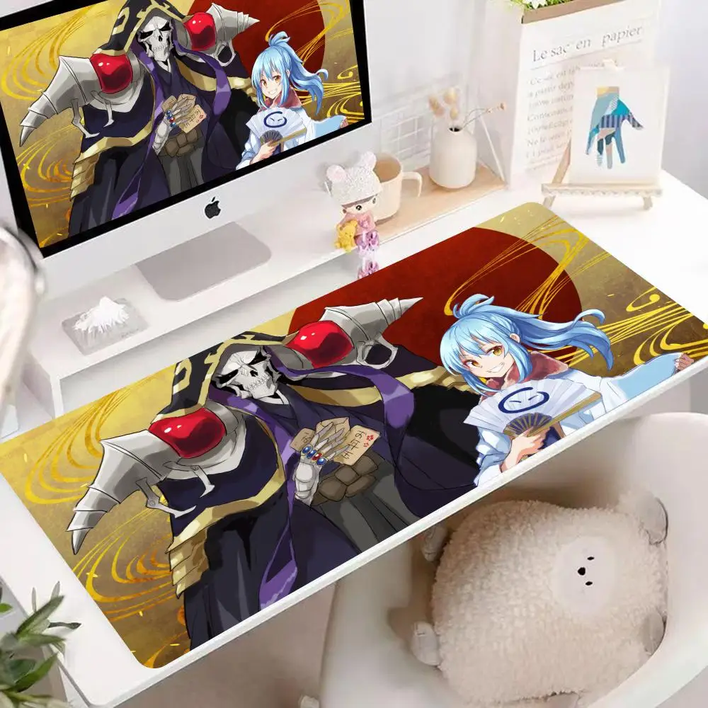 A Slime Mouse Pad Desk Mouse Pad Cute HD Desk Pad Extended Gaming Keyboard Mats Large XXL Gamer Mousepad 90x40