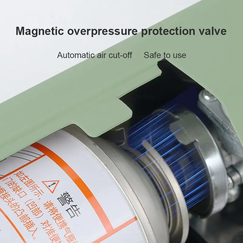 موقد غاز محمول قابل للطي ، موقد كاسيت ، تخييم خارجي ، غلاية تنزة ، طبخ ، حماية من السرعة الزائدة للفرن