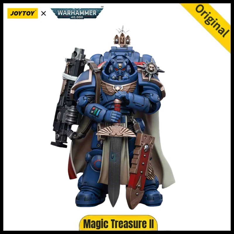 

【JOYTOY】Warhammer 40K 1/18 Anime Figure Ultramarines Captain with Master-crafted Heavy Bolt Rifle H125mm