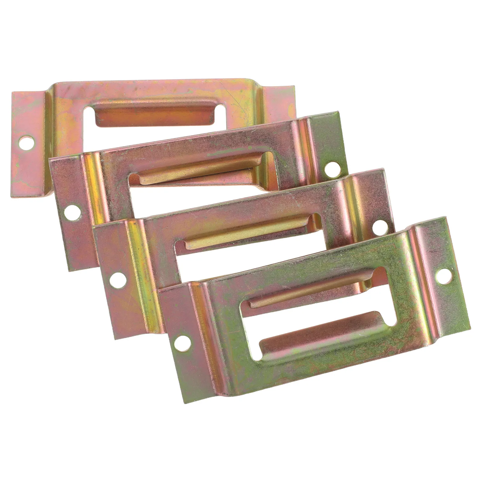 

4Pcs Truck Bed Tie Down Rail E-Track Slots Heavy Duty Single Slot Tie Down Anchor Fastening Straps Fixing Parts Secure Cargo