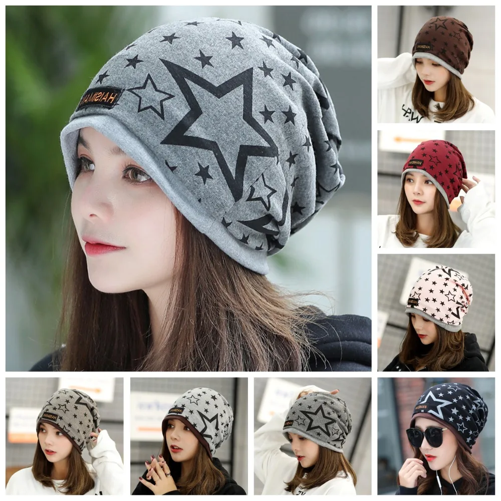 Hot Sale Elegant Knitted Hat Casual Windproof Bonnet Caps Keep Warm Coldproof Ponytail Hat Outdoor Sports