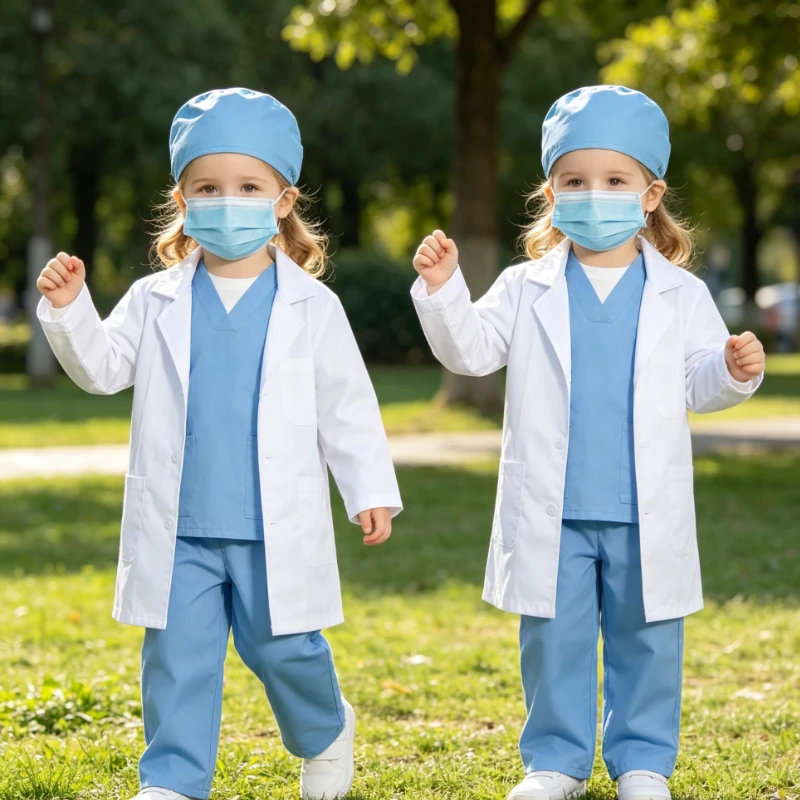 

Male and Female Medical Themed Cosplay Costumes Are Suitable for Games, Science Education Activities, and Holiday Parties